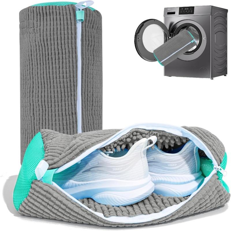 Reusable Shoe Cleaning Bags For Washer And Dryer Shoe Washer Laundry Bags Stain Cleaning Kit For Sneakers Tennis Shoes