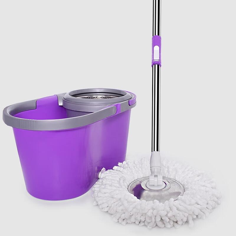 Dual-Drive Rotary Mop with Bucket