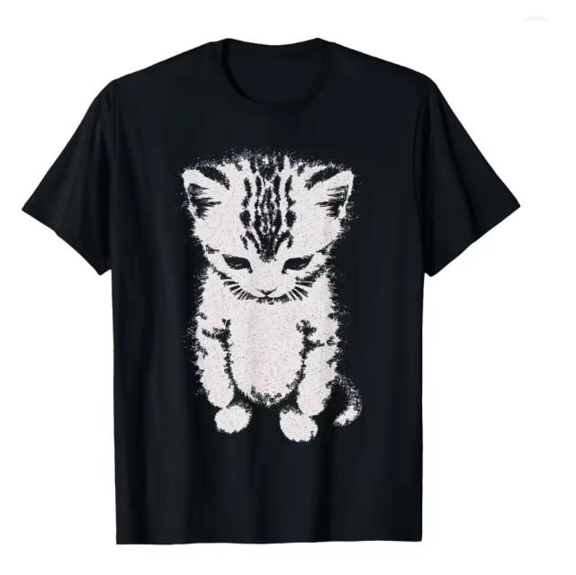 El Gato Sad Kitten Funny Meme Sad Crying Munchkin Cat Trendy T-shirt