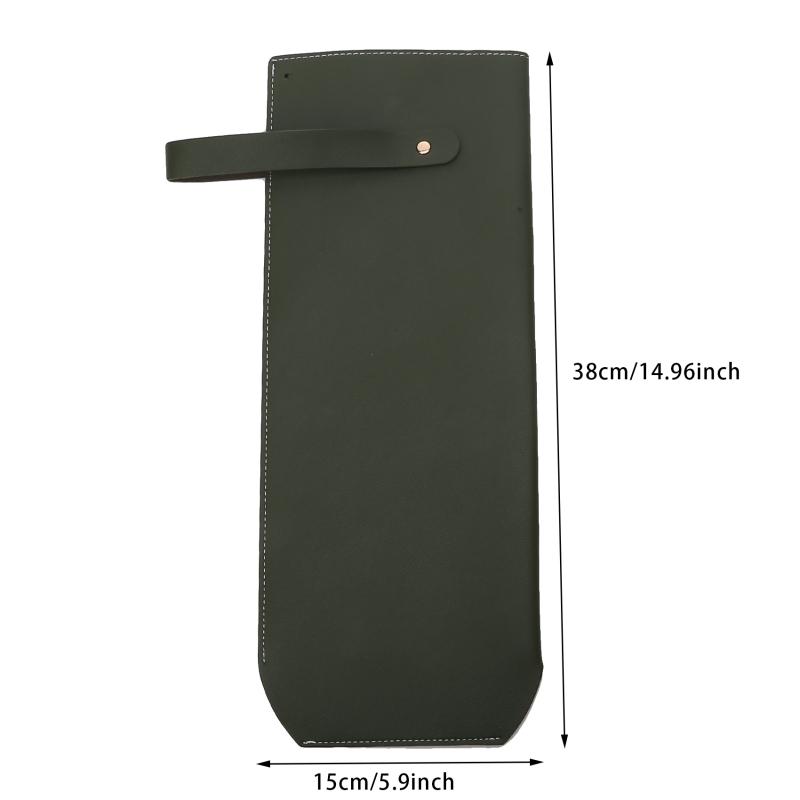 1 шт. стильная сумка для упаковки вина из искусственной кожи с ручкой, сумка для бутылки шампанского, подарочная сумка для вечеринки, свадебные принадлежности