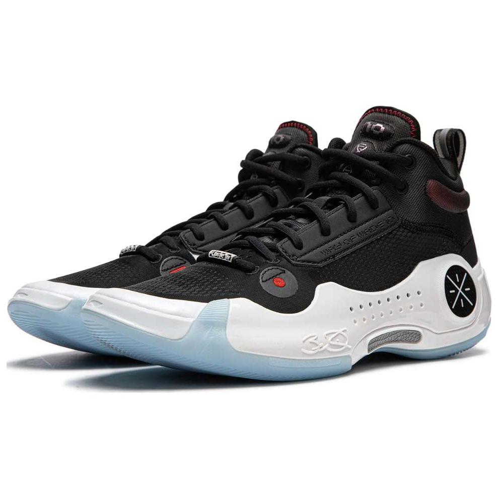 Li-Ning Way of Wade 10 Анонс Мужские кроссовки Черный Белый Красный ABAS115-14
