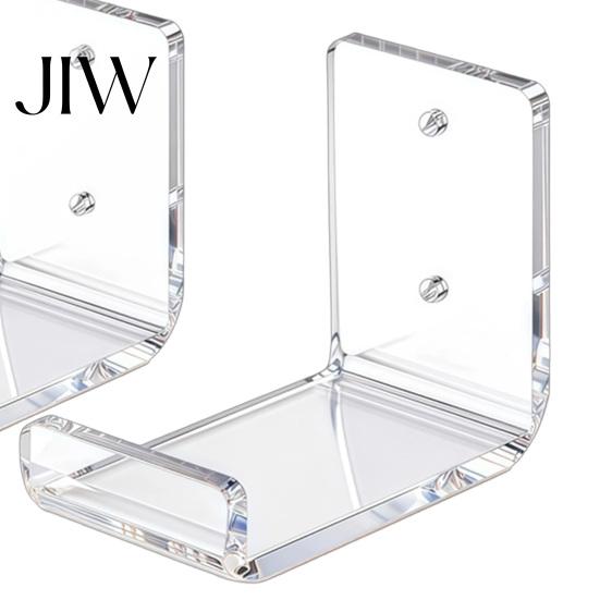 Clear Board Hanger Acrylic Skateboard Bracket, Wall Mount Horizontal Snowboard Display Rack, Transparent Deck Sturdy Longboard Holder, for Home Garage