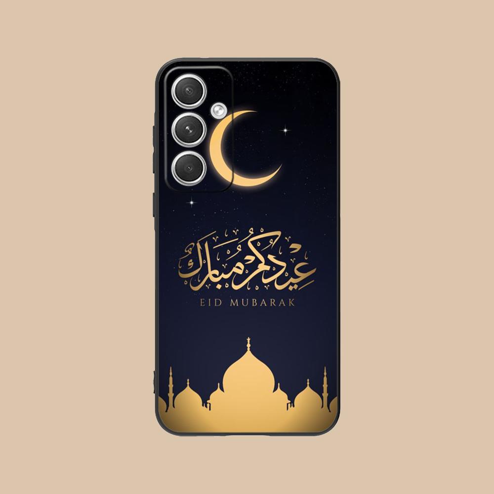 Чехол для мобильного телефона Eid Mubarak для Samsung Galaxy S26 S25 S24 S23 S22 S21 S20 Note20 Plus FE Ultra Цветной Чехол Чехол Роскошный