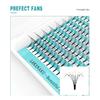 Lakanaku 320 Fans Premade Volume Fans 3D 4D 5D 6D Soft Cashmere Matte Eyelashes Large Capacity Cilios Individual Lash Extension