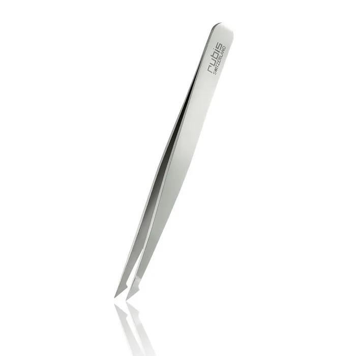 Ruby's Tweezers Ion Evolution Silver 4K902, Swiss Premium Tweezers