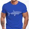 Funny Shark T Shirts for Men Short Sleeve Shirts for Guys Funny Graphic Tees for Shark Week Clothes Fashion Casual Men's Tees