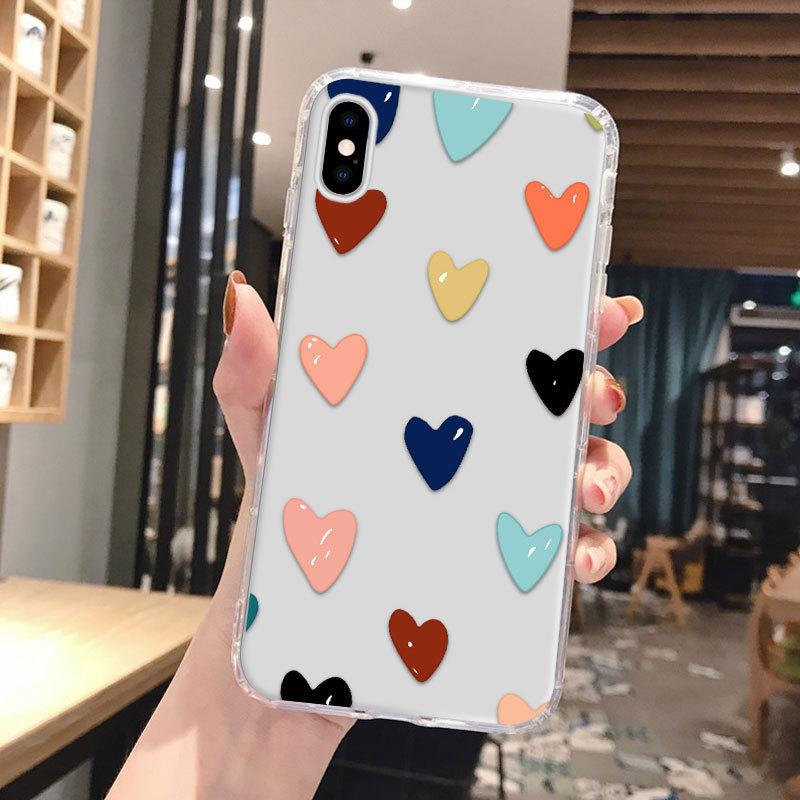 Прозрачный окрашенный чехол из ТПУ для iPhone17, подходит для Apple 14promax, с воздушной подушкой, 13, прямые поставки из-за рубежа, чехол для мобильного телефона xr 8p
