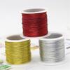 Gold Silver Red Cord Thread Cord String Strap Ribbon Rope Tag Line Making No-slip Clothing Deco KTY