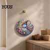 Holiday Theme Party Favors Christmas Tree Hanging Ornaments, Acrylic Festive Pendants with Lanyard for Window Wall Decor Home Decoration, Indoor Scene