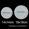 Resin Craft Round Coaster Casting Mold Silicone Jewelry Agate Making Mould