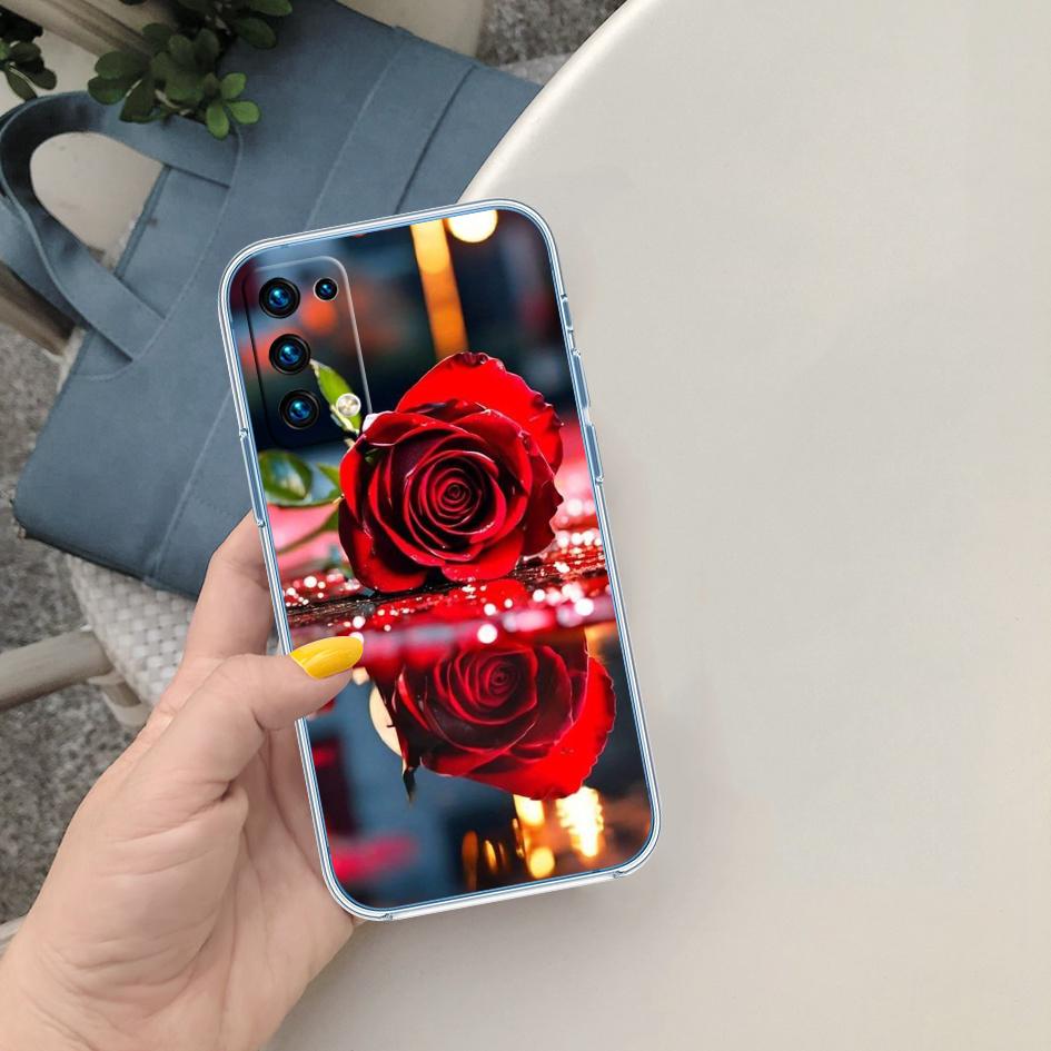 Красивый чехол для телефона с цветами роз для LG K22 K30 K40 K40S K41 K42 K50 K50S K51 K51S K52 K61 K62 K71 K92 Q60 Q61 V40 V50 V60