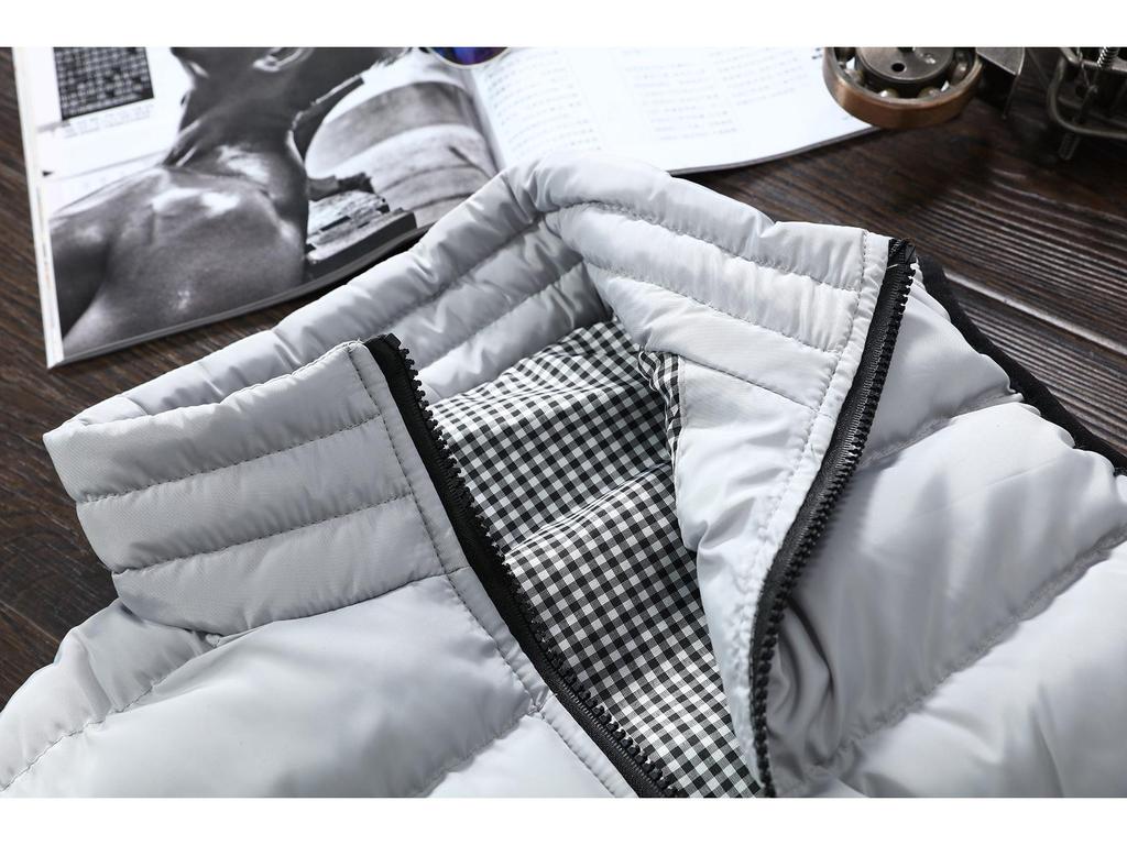 Men's Korean Style Autumn/Winter Warm Down Cotton Sleeveless Jacket