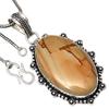 Necklace Amrican Jasper Gemstone Handmade Antique Jewelry 2"