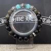 Chrome Hearts Angel Eye Gold & Obsidian Cross Bracelet for Men & Women - Valentine's Day & Christmas Gift