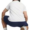 Puma Круглый вырез с принтом, дышащая футболка с коротким рукавом, мужские топы, белый цвет 847715-35