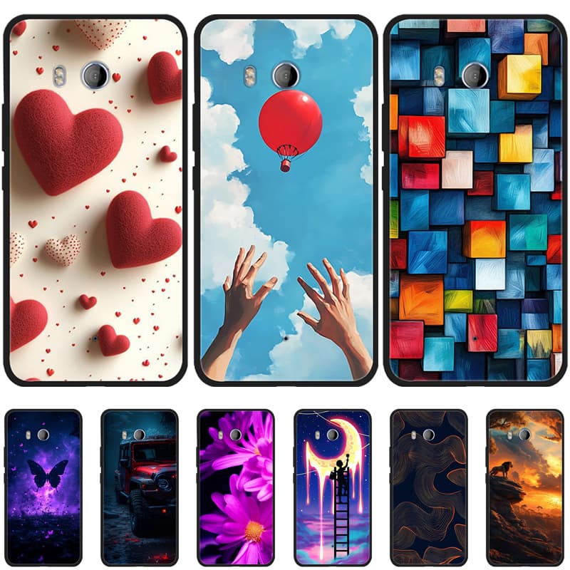 Phone Case For HTC U11 Plus Case Silicone Back Cover For HTC U12 U11 Plus U 11 plus Bumper Coque Fundas Protector Shell