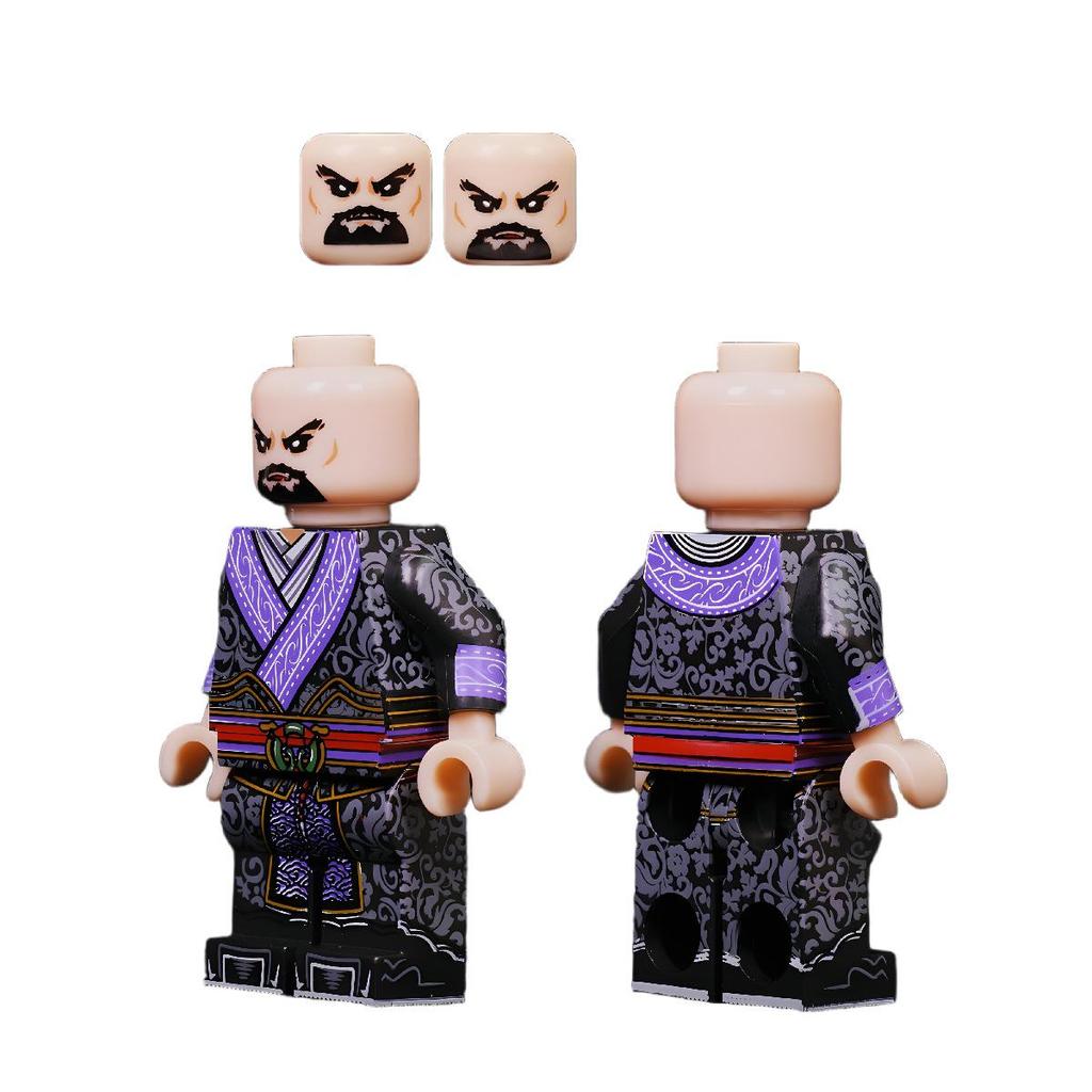 Zhang Fei Minifigure from Three Kingdoms Series, Compatible with LEGO, Romance of the Three Kingdoms Building Blocks