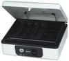 SENTRY SCB-10 Small Cash Box, Storage Box, Keyed Included, B6, Key Lock, Coin Case, One-Touch Open, Light Gray