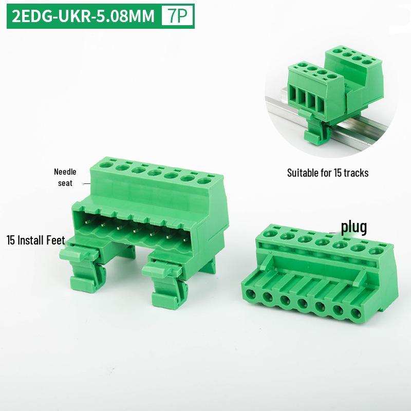 2EDG-UKR-5.08MM Втычной клеммный блок-коннектор на DIN-рейку