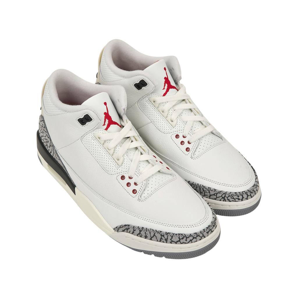 Кроссовки унисекс Air Jordan 3 Retro White Cement Reimagined Summit-White Fire-Red Black DN3707-100
