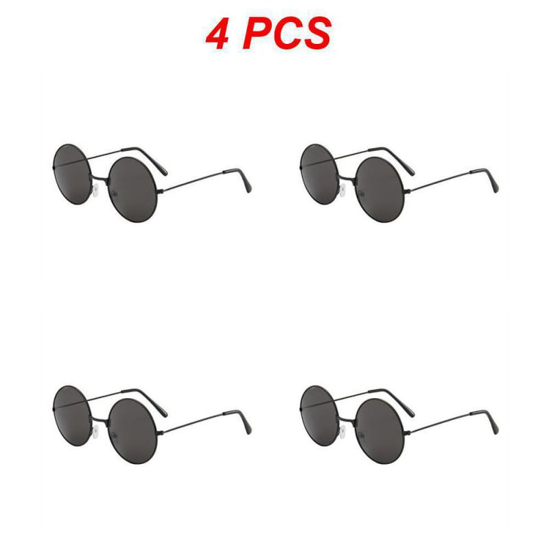 2/4/6PCS Shades Vintage Tac Lens Material Retro Unisex Gafas Sol Mujer Mens And Womens Fishing Camping Goggles Personality