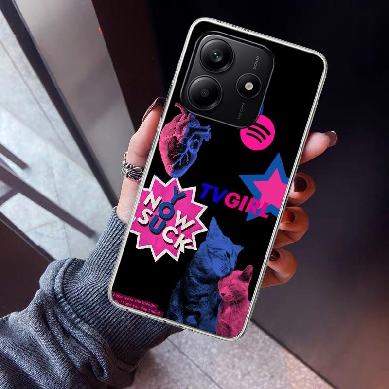 TV Girl Album Phone Case For Xiaomi Redmi Note 10 11 12 13 14 15 Pro Plus 11S 12S 14S 11T 11E 10S Soft TPU Back Cover Redmi Note
