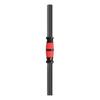 3PCS Steel Weight Bar Set Threaded Ends Black and Red Dumbbell Dumbbell Handle Set  Home Gym