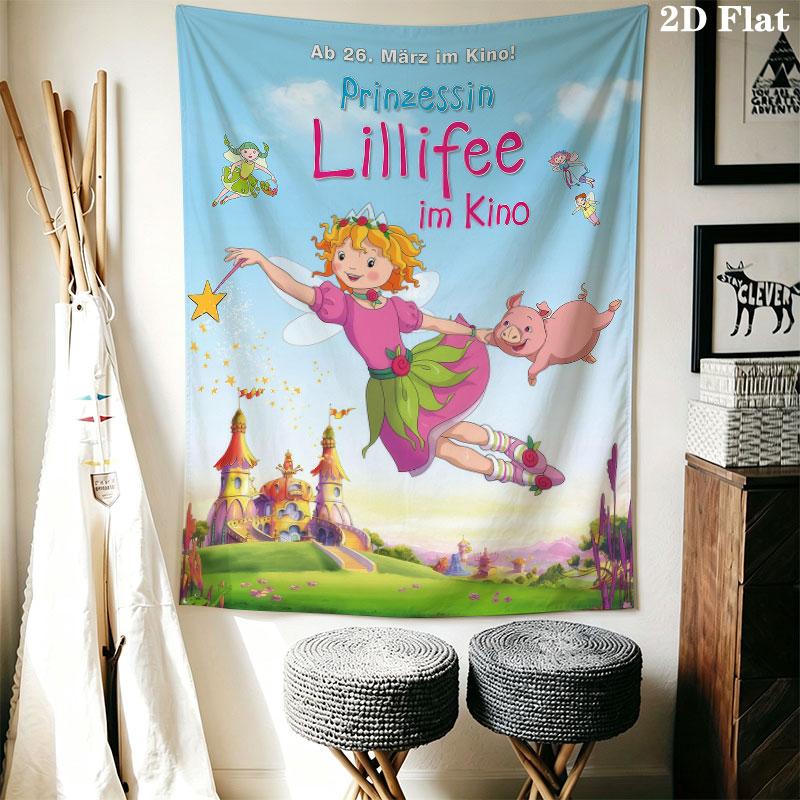Lillifee  Wall Hanging Printed Fabric Blanket Decorative Tapestries for Bedroom Living Room Home Decor