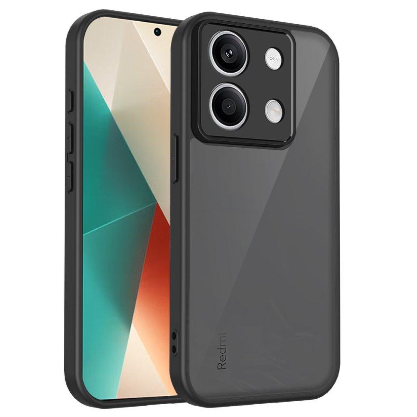 Case For For Xiaomi Redmi Note 14 13 12 Pro Plus 14S 13C 12C 11A A5 K80 K70 Pro 4G 5G Simple Black Matte Clear Shockproof Cover