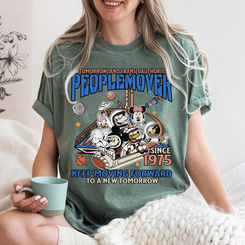 Amusement Park Space Ride Shirt, Cartoon Mouse and Friends Shirt, Future Land Park Ride Tee, Family Trip Matching Vacation Shirt