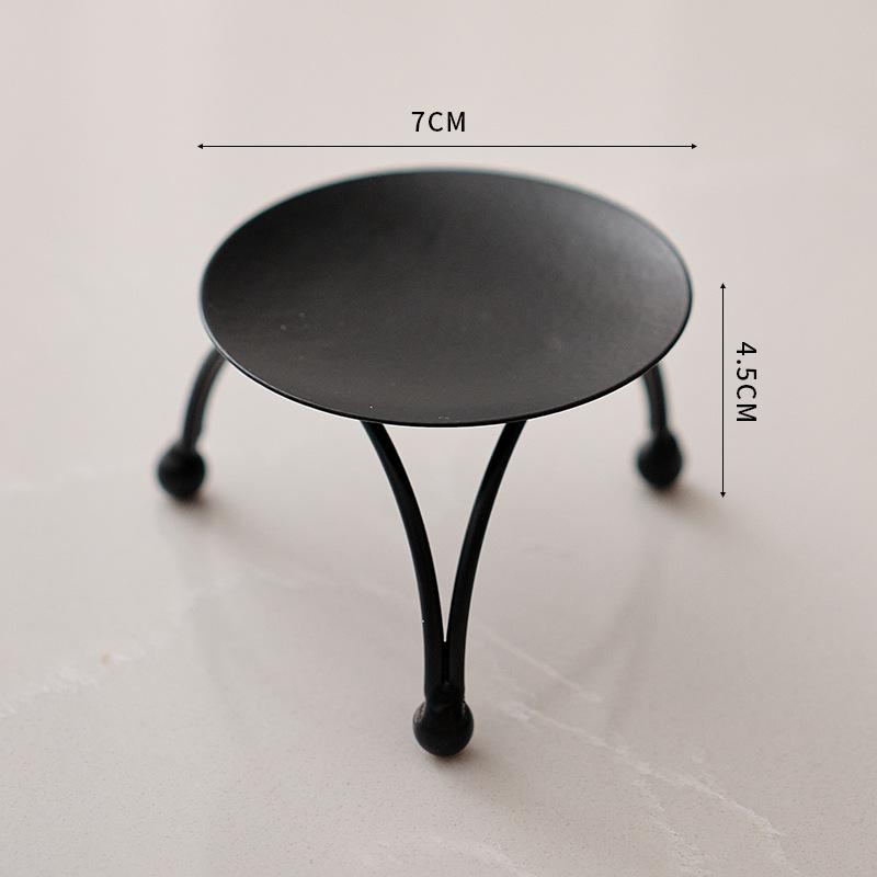 Candle Holders Modern Metal Candlestick Wedding Candle Stand Exquisite Desktop Party Decor for Home Office Decor