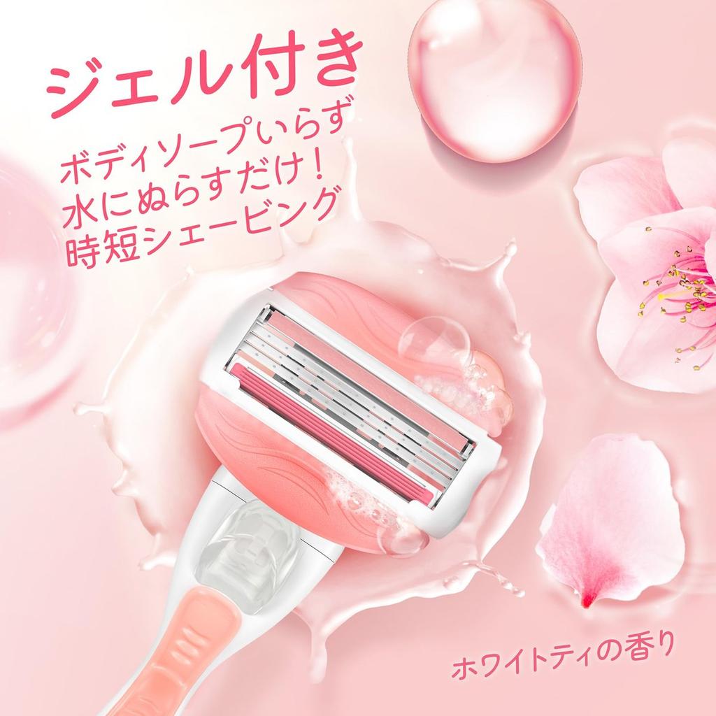 Женский станок для бритья Gillette Venus Smooth с ароматом белого чая - Ручка + 3 сменных картриджа