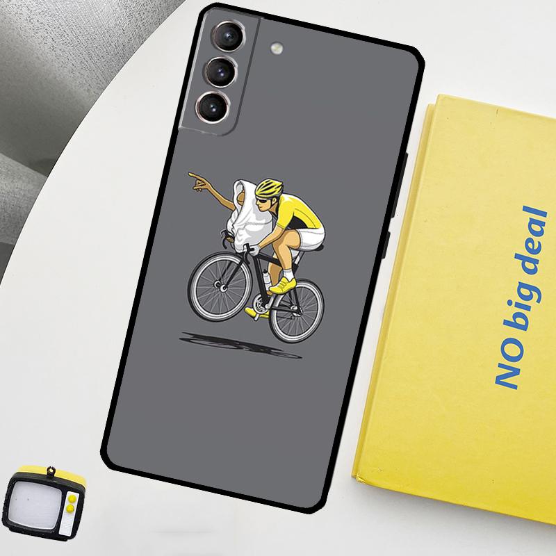 Cycling Bike Phone Case For Samsung Galaxy S26 S24 Ultra S20 S21 S22 S23 Plus S10 S24 FE S25 Ultra Cover