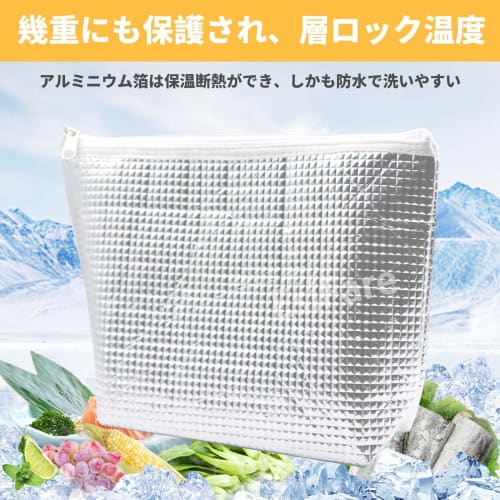 Алюминиевый термопакет, Мини, Долговечный, Легкий, Вместительный, Складной, Идеально подходит для ланчбоксов, поездок на работу, школы и мероприятий на открытом воздухе