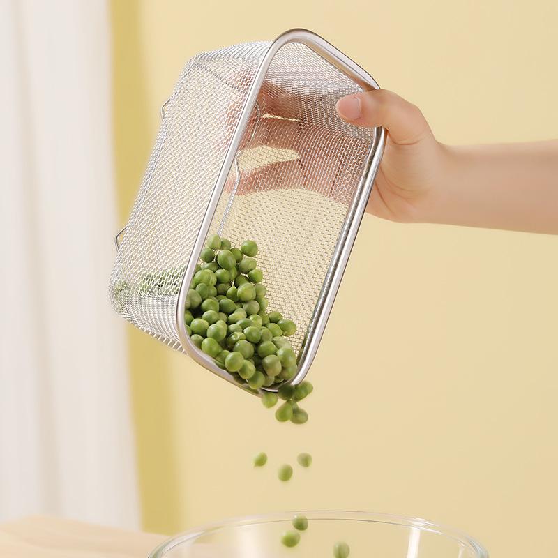 Подставка для кухонной мойки из нержавеющей стали и корзина для сушки овощей