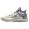 Li Ning Cicada Wing Износостойкие Дышащие Средние Баскетбольные Кроссовки Мужские Желто-Серые ABAR081-5
