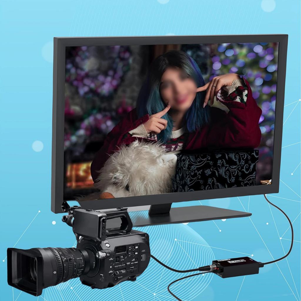 Преобразователь интерфейса мультимедиа SDI в HighClear 3GSDI в HDMIСовместимый видео-аудио преобразователь 8