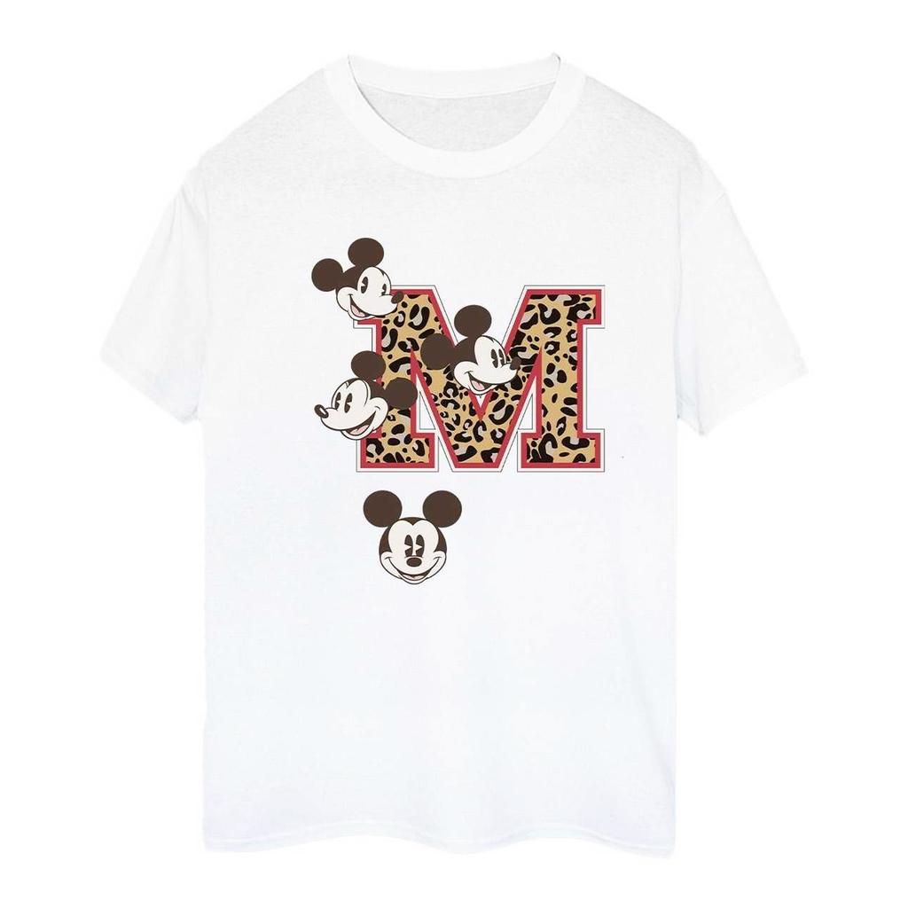 Mickey Mouse Womens/Ladies M Faces Cotton Boyfriend T-Shirt