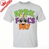 Inktastic April Fools Day with Funny Face Replacing O Adult PerforUnisexce TShirt Oversized Tshirt Harajuku Women Clothing Y2k Top