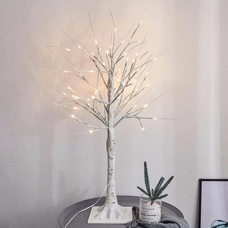 Рождественские украшения пасхальной елки со светодиодной подсветкой ветки дерева для подарка яиц