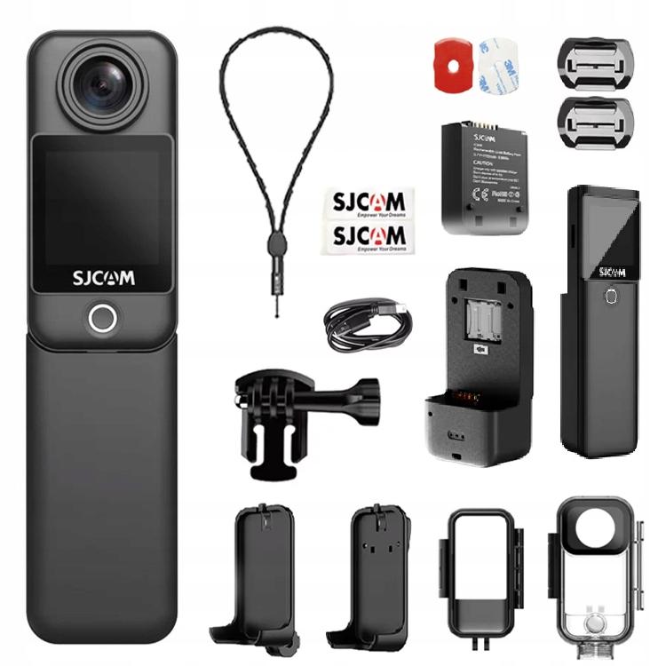 SJCAM C300 4K UHD SPORT CAMERA two x screen, 2 x LONG LIFE battery