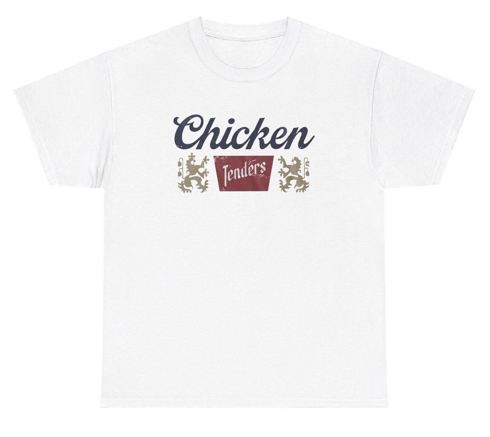 Chicken Tenders T Shirt Funny Fried Food Lover Ironic Gen Z Humor Silly Gift Tee Unisex T-Shirt