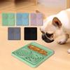 Cat Slow Feeding Mat Dog Lick Mats Pet Dinner Plate Food Grade Silicone Cat Dog Tableware Sucker Type Slow Food Bowl Supplies