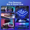 4D Stereo Sound Bar PC Speaker Surround Soundbar Bluetooth Wireless Wired Computer Speakers RGB Subwoofer for Laptop Theater TV