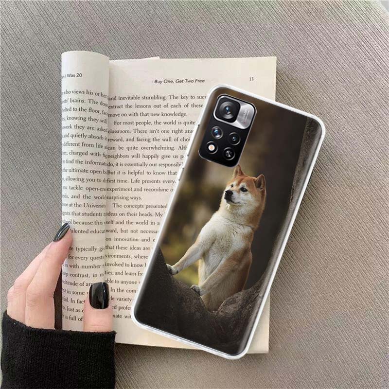 Animal Shiba Inu Dog Phone Case For Xiaomi Poco F7 Pro Mi 14 Ultra 9T 12T 11T 13 15 Pro 12 11i Clear 12X 10T 11 10 Lite 5G 9 8 C