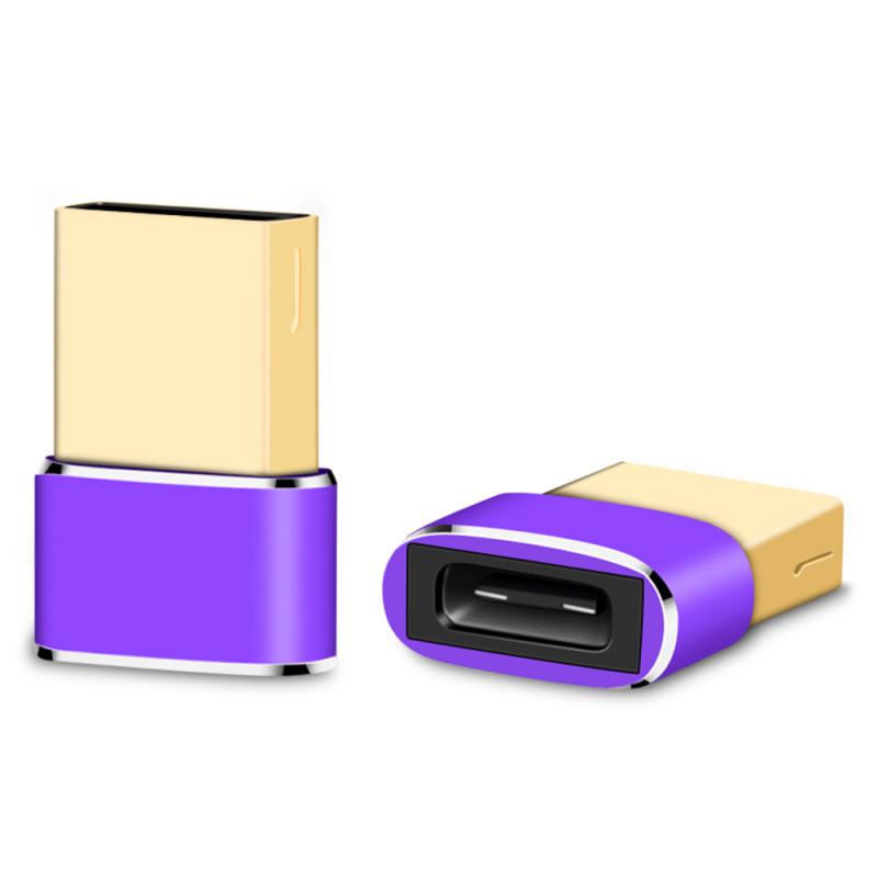 USB 2.0 USB A Папа к Type C Мама Разъем Переходник Тип USB C Стандартная Зарядка Передача Данных Аксессуары для Мобильных Телефонов