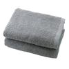 Полотенца для ванны Mukotowel Plus, средней плотности, полотенце Senshu, Сделано в Японии, 100% хлопок, Набор из 2 шт., Темно-серый