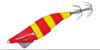 Gamakatsu Speed Metal Eggi Dropper Red Yellow Zebra 1.8#28