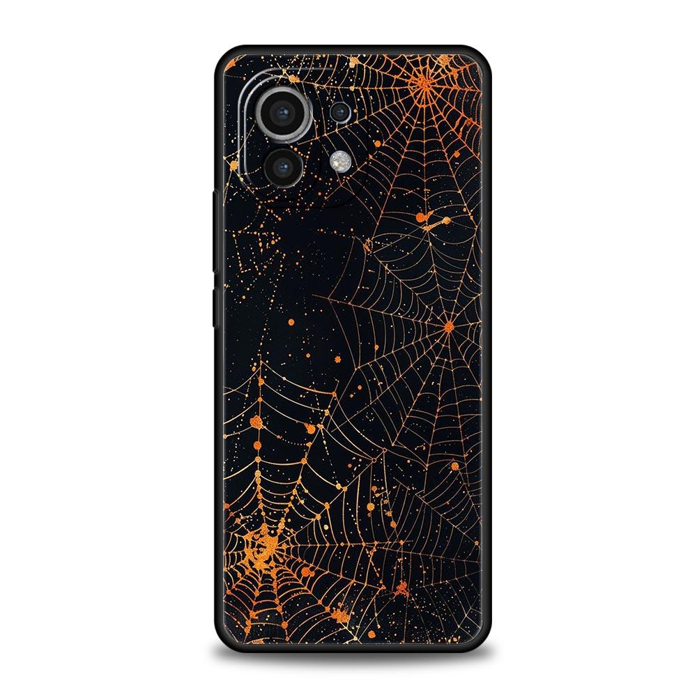 Чехол-накладка 'Паутина' для Xiaomi Mi 17 Pro Max 15 14 13 12 11 Ultra 15T 14T 13T 12T 11T Pro Lite Мягкий ТПУ Корпус Fundas Сумка