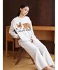 Limited Edition Air Moco SLEEPING DOG JQD Pullover Long Pants SET PWNT245363 NVY [Gelato Pique] & Women's